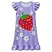 shumintaojin Toddler Girls Nightgowns Clothing Sleepwear Short sleeved dress fashion skirt pajamas 3-10years (Style 2, 5-6Years)