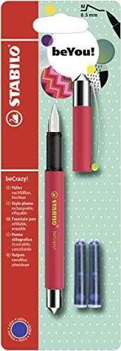 Fountain Pen - STABILO beCrazy! - Pastel - Pink/White