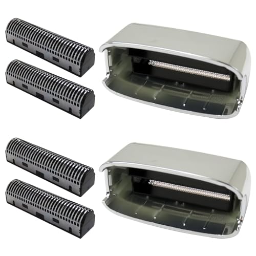 HaeKap 2 sets of Shaver Replacement Foils and Knives for BaBylissPro Cordless Metal Dual Foil Shaver FXFS2 (Silver) - Thumbnail 6