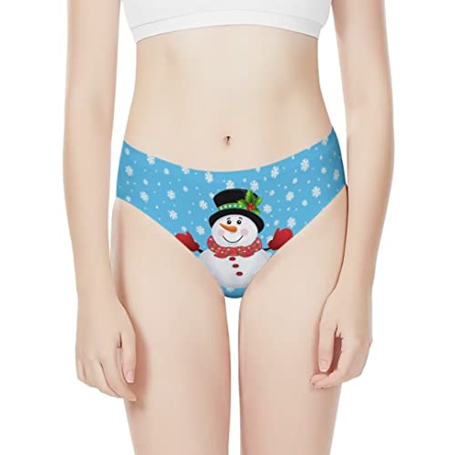 Image of Dellukee Sexy Women Underwear Briefs Breathable Hipster Panty White Alpaca Print