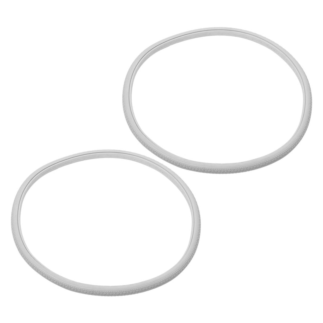 Neumáticos para Silla de Ruedas 24 Pulgadas 24X1 3/8 2 Piezas Gris Espuma Sólida Antideslizante para Uso en Interiores y Exteriores