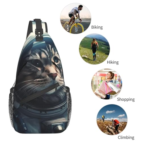 Mochila pequeña bandolera para senderismo unisex miniatura 6