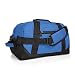 14" Small Duffle Bag Two Toned Gym Travel Bag in Royal Blue