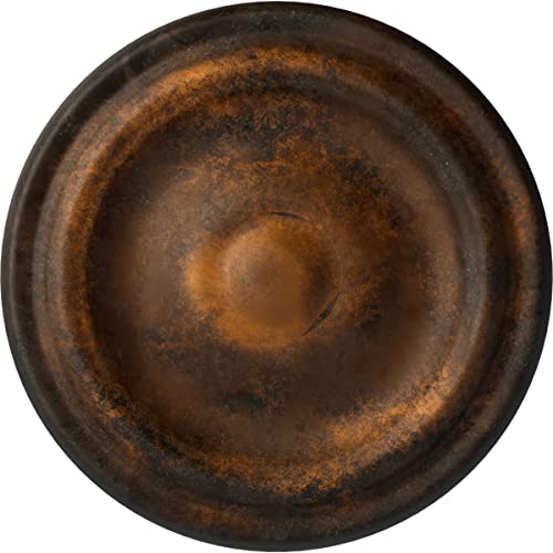 Image of 9 5 /8 inchOD x 1 1 /8 inchP Maria Ceiling Medallion (Fits Canopies up to 1 3 /4 inch), Rust