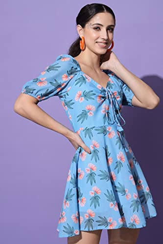 Image of SHOPPING QUEEN Women's Viscose Skater Dress