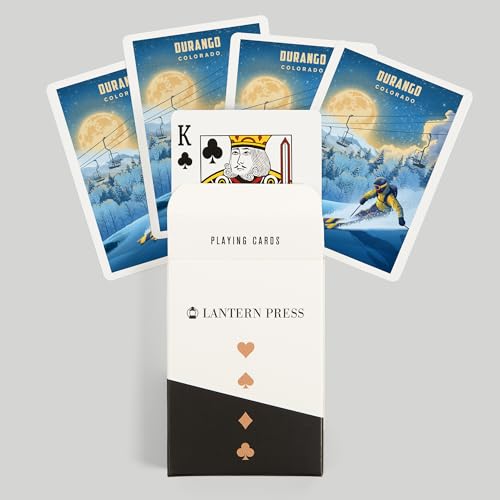 Baraja de poker Durango Colorado, 52 cartas tamaño póker miniatura 6