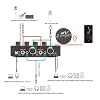 Jeanoko 2 Channel Microphone Amplifier High Stability Phantom Power for Dynamic and Condenser Mics and Guitar USB 5V DC #4