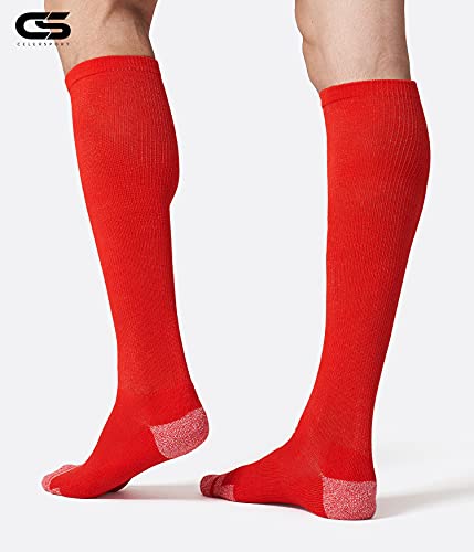 CS CELERSPORT 2/3 Pack Baseball Softball Soccer Socks Knee High Over the Calf Sports Tube Socks3