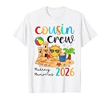 Cousin Crew 2026 Summer Vacation Beach Family Kids Matching T-Shirt