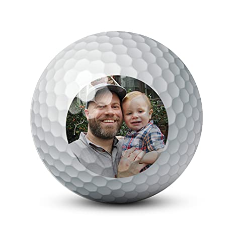 image for MAKEABALL Titleist Pro V1 Custom Photo Golf Balls for Father's Day | 3