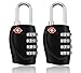 Produktbild BlueBeach® 2 Stück TSA Schloss Reiseschloss Für Koffer Gepäck Sicherheit 4 Stellige Kombination Anzahl Vorhängeschloss
