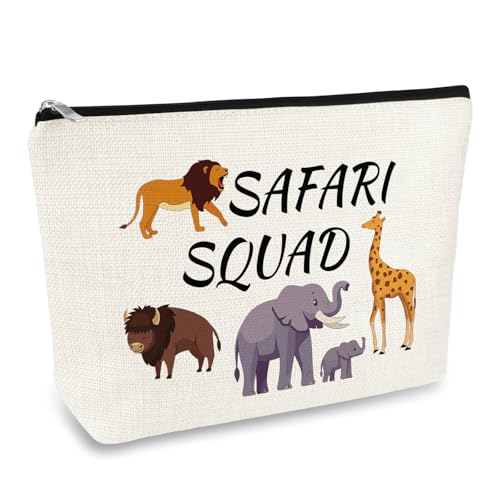 Wild Animal Lover Gifts for Women Makeup Bag...