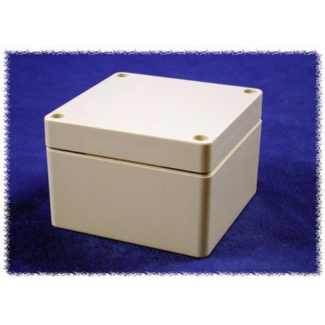 Hammond Contenitore in plastica ABS con coperchio piatto | 1554EGY