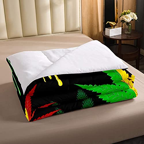 Set di biancheria da letto per ragazzi con foglie