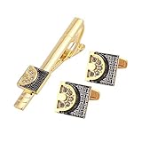 gold personalized cufflinks High quality product -- made of healthy , with smooth appearance and good weight, the back of cufflinks is more flexible, durable and firm, easy to wear, and can be used for a long time.