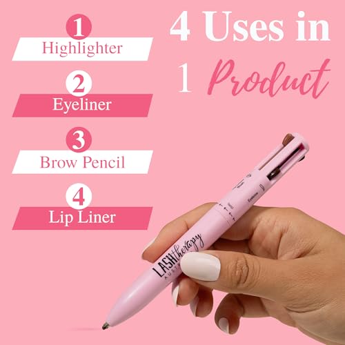 Lápiz de Maquillaje 4 en 1 para Labios, Ojos y Cejas miniatura 3