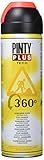 Rojo 400 ml. Pinty Plus 250 - Pintura spray marcador fluor, 650cc, Rojo