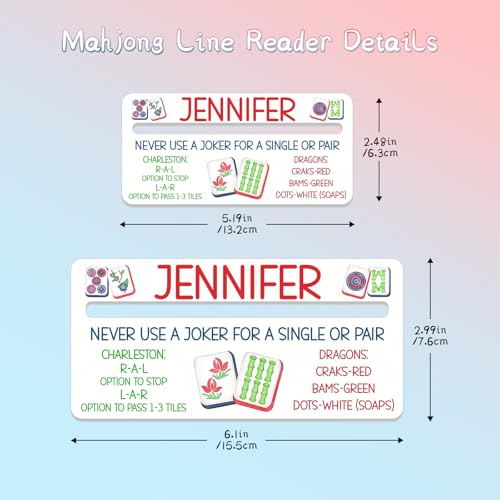 Guía personalizada para Mahjong con nombre y reglas miniatura 2