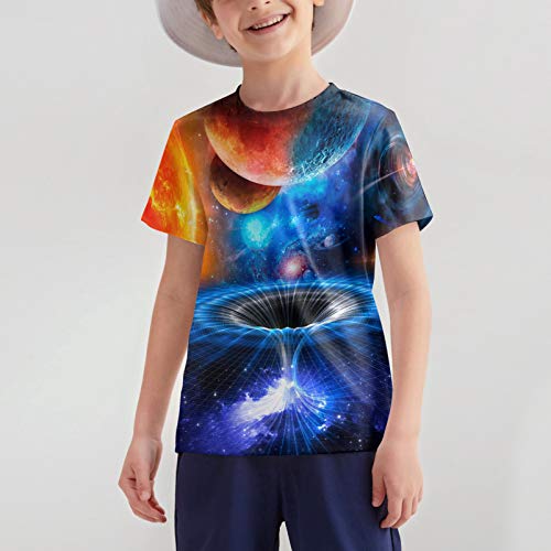 Image of Hgvoetty Boys Girls Graphic T-Shirts Kid 3D Casual Tops Tees for 6-16 Years