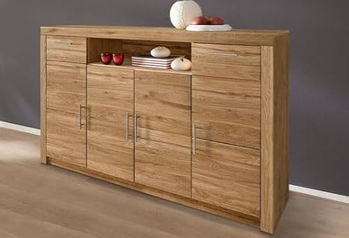 Möbeldesign Team 2000 Highboard Anrichte Kommode Sideboard wildeiche teilmassiv, geölt 3442-10 Möbeldesign Team 2000 Highboard Anrichte Kommode Sideboard wildeiche teilmassiv, geölt 3442-10