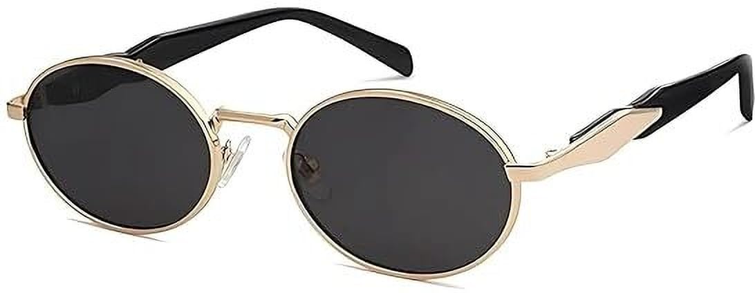 Stylish Boys & Girls Oval Sunglasses | UV protection & Lightweight | Metal Full-frame Sunglasses (Multicolor)-image-30
