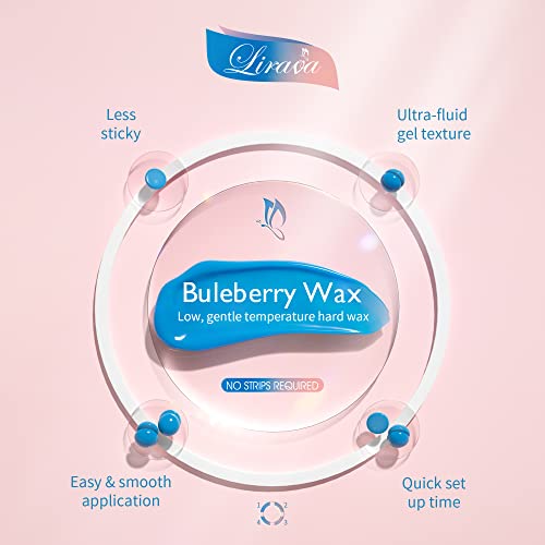 image for Lirava Digital Wax Warmer Kit for Hair Removal, Waxing Kit for Women M