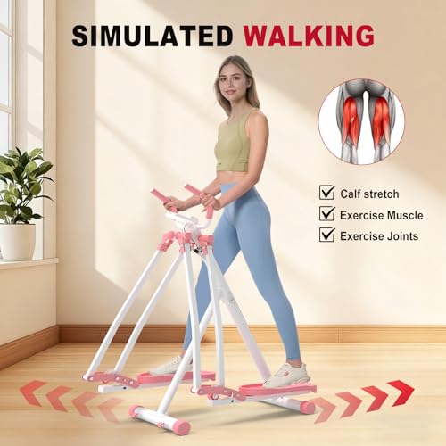 Image of HOTWAVE Space Walker Exercise Machine - Air Walker Elliptical Trainer for Home Use, with Foldable Design for an Aerobic Stepper and Cross Trainer Glider Exercise Machine for Men and Women