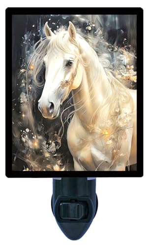 Lámpara de Noche Horse of Light Diseño Blanco