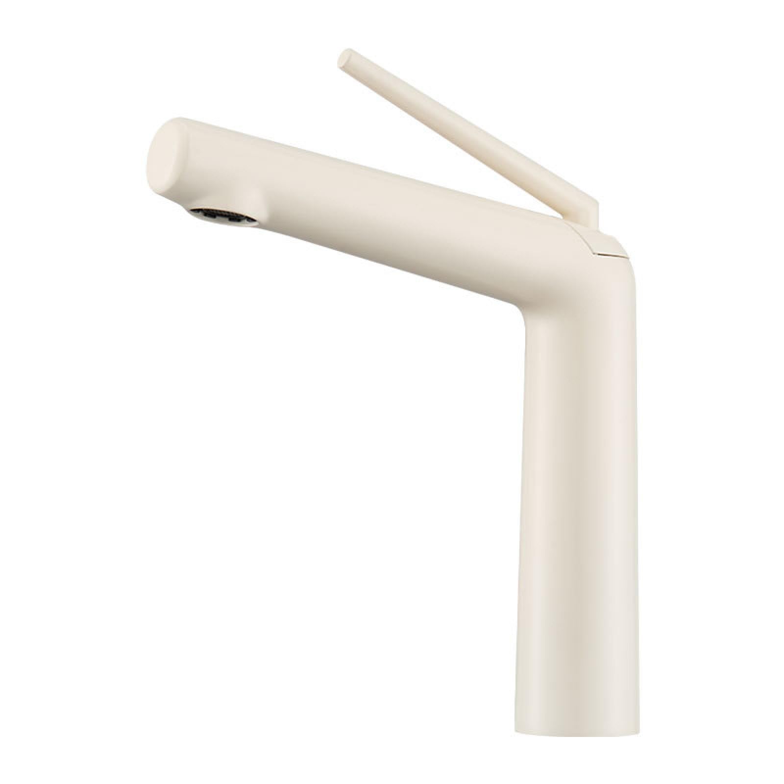 Fanjubei Milky White Bathroom Copper Hot And Cold Basin Faucet,