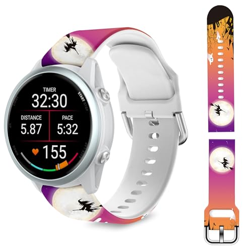 TopPerfekt 18mmoh Garmin Forerunner 265S/255S/Venu 3S/2S/Vivoactive 4S/Vivomove 3SΉ NCbN[X\tgVRXgbvuXbg X}[gEHb`/jp (
