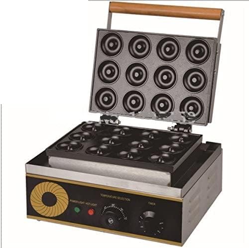 2015 new design electric donut maker machine with twelve molds,mini donut machine,small round sweet cake machine