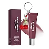 Lippenbalsam, feuchtigkeitsspendend, mit gefärbtem Schlüsselring, 10 ml, Make-up-Butter für...