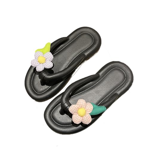 Cute Slipper Women Floral Flip Flops Aesthetic Summer Beach Slide Shower Shoes Women Girl Holiday Travel