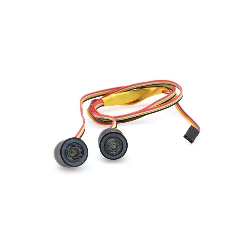 WANGCL 12 Modes Multicolour RC Headlights 19mm RC Car Light RC Demon Eyes Headlights for 1/10 RC Car Traxxas TRX-4 Axial Scx10 RC4WD D90 RC Crawler Accessories - Image 2
