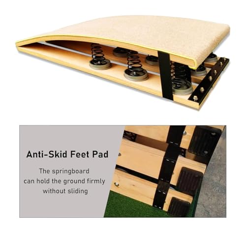 Lmuwecno Gymnastics Springboard Spring Boards Gymnastics Springboard Spring Board Gymnastics Vault Vault Gymnastics Heavy Duty High Jump/Long Jump/Backflip Exercise Equipment - Thumbnail 5