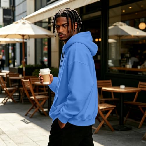 Fleece Hoodie Men Fleece Quarter Zip Pullover Sweatshirt Sweat Shirt - image 5
