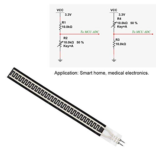 ZD10-100 500g Tipo de resistencia Película delgada Sensor de presión Sensor de fuerza Sensor FSR Sensor Resistencia de detección de resistencia Resistencia sensible de fuerza