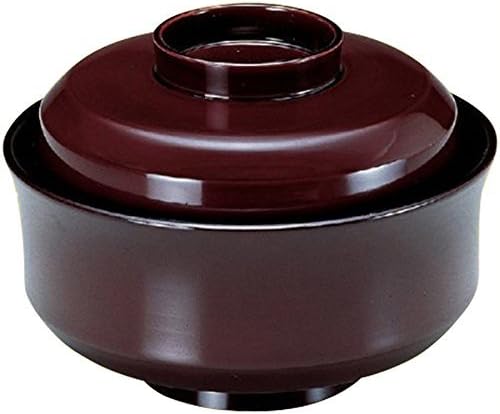 5-242-10 Soup Bowl, Brown, φ5.3 x H3.9 inches (13.5 x 9.9 cm), Heat Resistant ABS