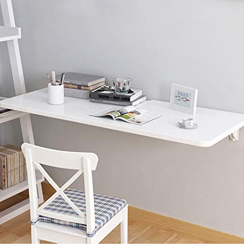 Table pliante murale à abattant pour bureau à domicile et espace d'étude compact - 7