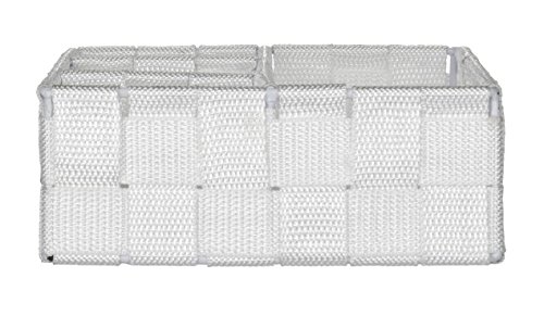 WENKO Organizer Adria Wit klein met 4 vakken, 26 x 6,5 x 17 cm - Image 4