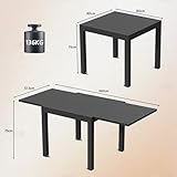 Zoom IMG-2 jummico tavolo da giardino allungabile Zoom IMG-2 jummico tavolo da giardino allungabile