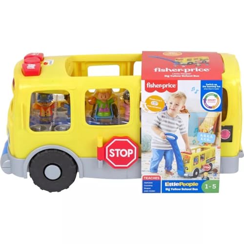 Fisher-Price Little People Big Yellow School Bus Toddler Toy - image 6