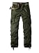 AKARMY Must Way Men's Cotton Casual Military Army Cargo Camo Combat Work Pants with 8 Pocket Military Green 36