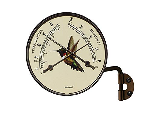 #6700 Taylor Large 13.5 Easy to Read in/Outdoor Black Dial Thermometer F/C