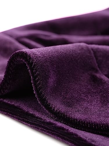 Image of Allegra K Women's Long Sleeve Velvet Shrug Cocktail Party Open Front Cropped Bolero Cardigan Top