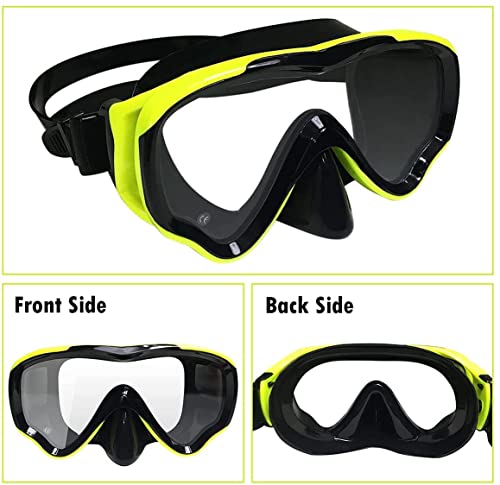 Máscara de buceo para niños gafas de natación antivaho resistentes 7