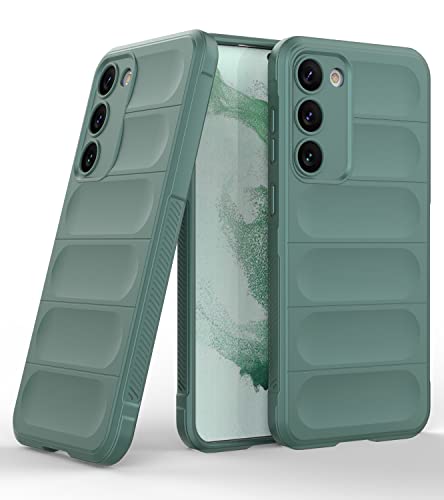 Image of Amazon Brand - Solimo Mobile Cover for Samsung Galaxy S23 Plus (Silicone DarkGreen)