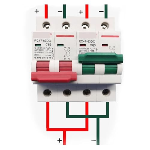 Disjoncteur DC 2P 150A haute performance interverrouillage double puissance