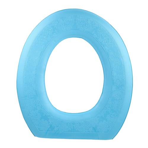 Toyvian Cojín para Asiento De Inodoro Eva Autoadhesivo, Acolchado y Transpirable, Resistente Al Agua, Tamaño Azul 0, para Baño Doméstico, Funda Lavable y Reutilizable