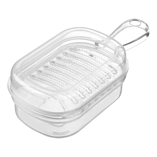Trituradora de ajos – Rallador de ajos para cocina, recipiente, picadora de jengibre con mango | Robot de cocina manual, picadora de ajos, picadora de ajos manual, picadora de verduras, picadora de